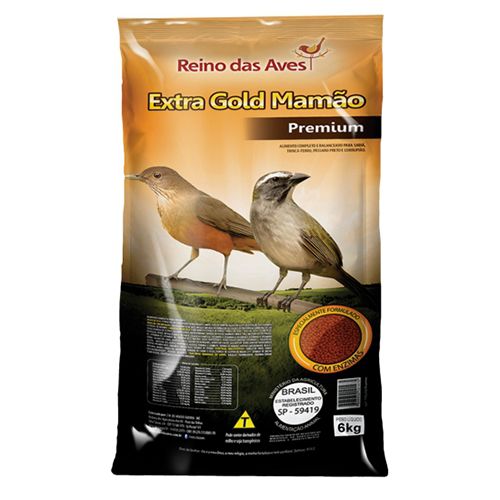 Reino das Aves - Extra Gold - Mamão - 6kg - imagem 1