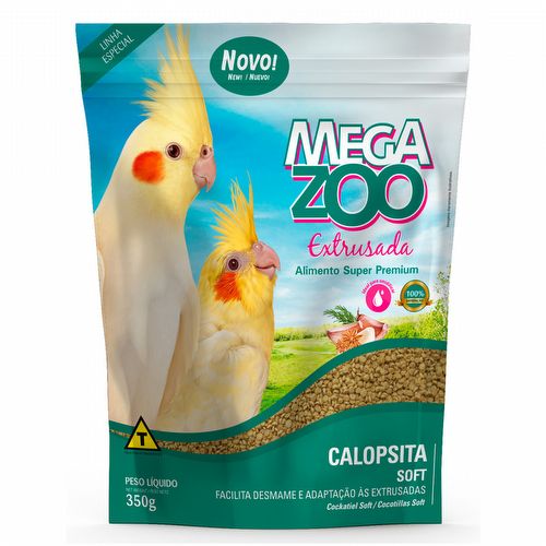 Megazoo - Extrusada Calopsita Soft - 350g - imagem 1