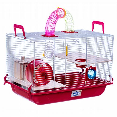 Gaiola Hamster Jerry Natureza Tubos Divertidos - imagem 1
