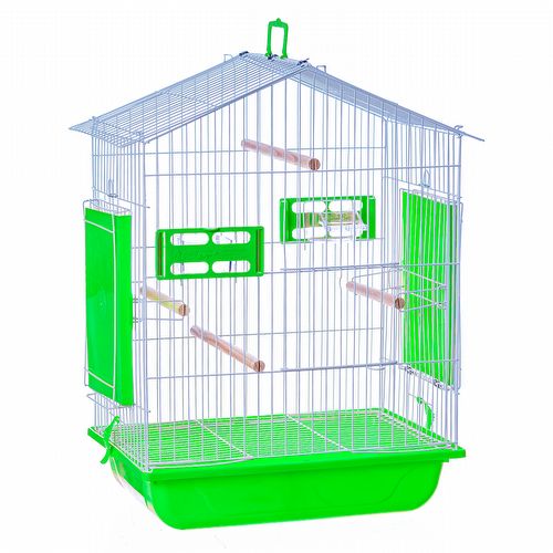 Gaiola Aberta Calopsita Básica Desmontável - Verde - imagem 1