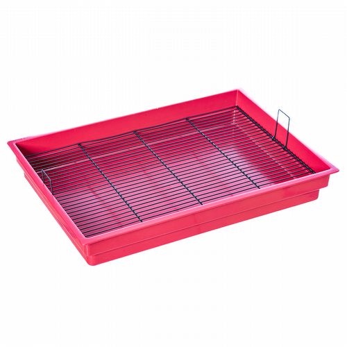Bandeja Sanitária para Roedores - Vermelho - imagem 1