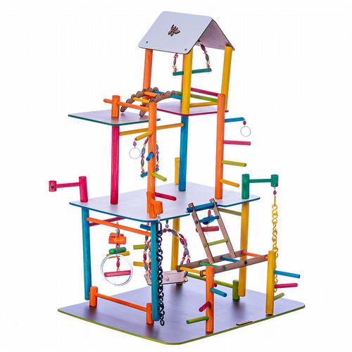 Brinquedo Play Playground Fantasia com Casa - Colorido - imagem 1