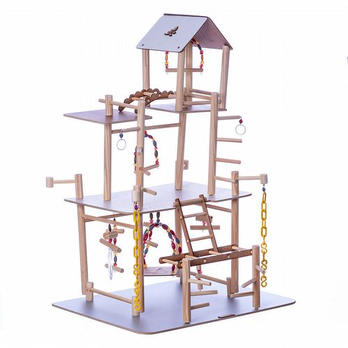 Brinquedo Play Playground Fantasia com Casa - Natural - imagem 1