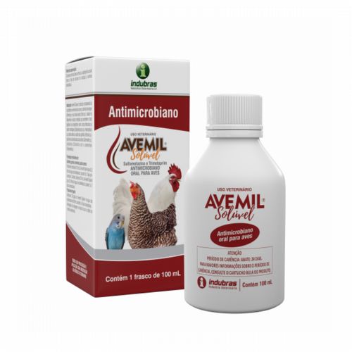 Avemil Solúvel Antimicrobiano - 100ml - imagem 1