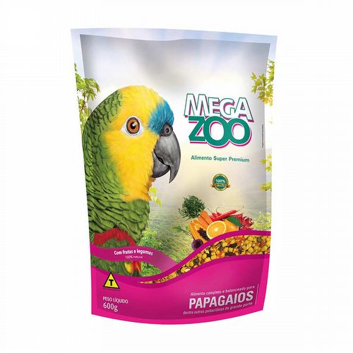 Megazoo Papagaios com Frutas e Legumes - 600g - imagem 1