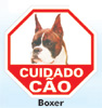Placa de Advertência - Boxer