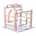 Brinquedo Play Playground com Ponte para Ring Neck - Natural - imagem 2