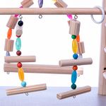 Brinquedo Play Playground com Ponte para Ring Neck - Natural - imagem 5