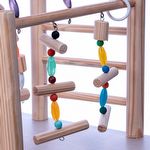 Brinquedo Play Playground com Ponte para Ring Neck - Natural - imagem 6