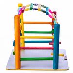 Brinquedo Play Playground com Ponte para Ring Neck - Colorido - imagem 2