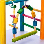 Brinquedo Play Playground com Ponte para Ring Neck - Colorido - imagem 6