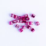 Anilhas Fechadas para Marcação - 3.0 mm - Bicudo - 20 un. - Rosa - imagem 2