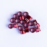 Anilhas Fechadas para Marcação - 4.5 mm - Agapornis - 20 un. - Vermelho - imagem 2