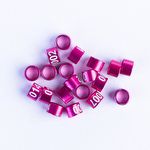 Anilhas Fechadas para Marcação - 4.5 mm - Agapornis - 20 un. - Rosa - imagem 2