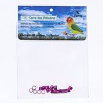 Anilhas Fechadas para Marcação - 4.5 mm - Agapornis - 20 un. - Rosa