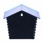Casinha Passarinho Ar Livre - Preto e Verde - imagem 4
