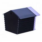 Casinha Passarinho Ar Livre - Preto e Lilás - imagem 3