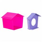 Casinha de Hamster - Rosa e Lilás - imagem 5