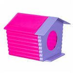 Casinha de Hamster - Rosa e Lilás