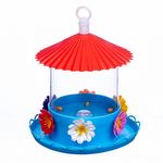 Bebedouro Beija Flor 6 Flores - 750ml - Azul