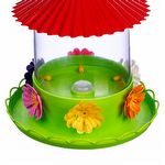 Bebedouro Beija Flor 6 Flores - 750ml - Verde - imagem 2