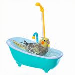 Banheira Para Pássaros Elétrica com Ducha - Verde Água - imagem 2