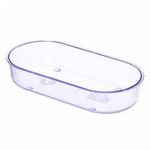 Banheira Oval Grande - 500ml - Transparente