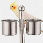 Poleiro Móvel Aço Inox - 30cm - imagem 3
