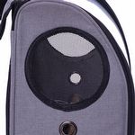 Mochila de viagem com Comedouro - Cinza - imagem 5
