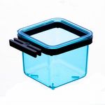 Porta Vitamina Quadrado - Médio - Azul
