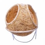 Ninho Bola para Enfemar Coleiro Sisal com Suporte - NH58 - imagem 2