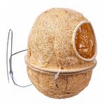 Ninho Bola para Canário da Terra Sisal com Uma Entrada - NH114