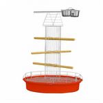 Torre Bird Toy Epóxi Branco