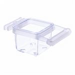 Porta Vitamina Quadrado com Poleiro Pequeno - Cristal