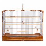 Gaiola Criadeira Especial Teca - 60 cm - Malha Fina
