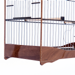 Gaiola N. 5 - Imbuia - Aço Inox - Cocho Alto - imagem 2