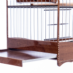Gaiola N. 5 - Imbuia - Aço Inox - Cocho Alto - imagem 6