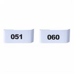 Placa para Numeração de Gaiolas - 51 ao 60