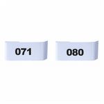 Placa para Numeração de Gaiolas - 71 ao 80