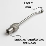 Ponteira - Cânula em Aço Inox para Seringa - 2.0mm - 10 Unidades - imagem 4
