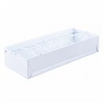 Cocho de Metal com Grade Móvel - Epóxi Branco - Grande