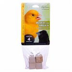 Bloco com Argila - Carvão - Pássaros Pequenos - 40g