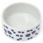 Comedouro Decorado Pequeno - Patinhas - Azul - imagem 2