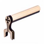 Dorminhoco Flor 12 mm Com Lixa Malha Larga - Branco