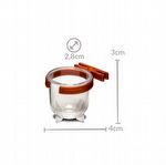 Porta Vitamina Pequeno - Cristal com Presilha Cobre - imagem 2