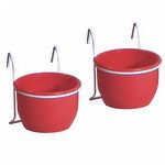 Jogo de Caneca Plástica com Suporte de Arame