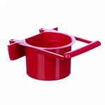 Caneca Plástica para Papagaio com Aba e Gancho - 100ml