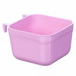 Caneca Plástica Quadrada para Canto de Gaiola com Gancho - 200ml - imagem 2
