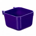 Caneca Plástica Quadrada para Canto de Gaiola com Gancho - 200ml - imagem 5