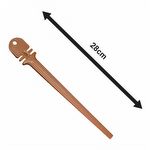 Poleiro Plástico Tipo Italiano Marrom - Grande 28cm